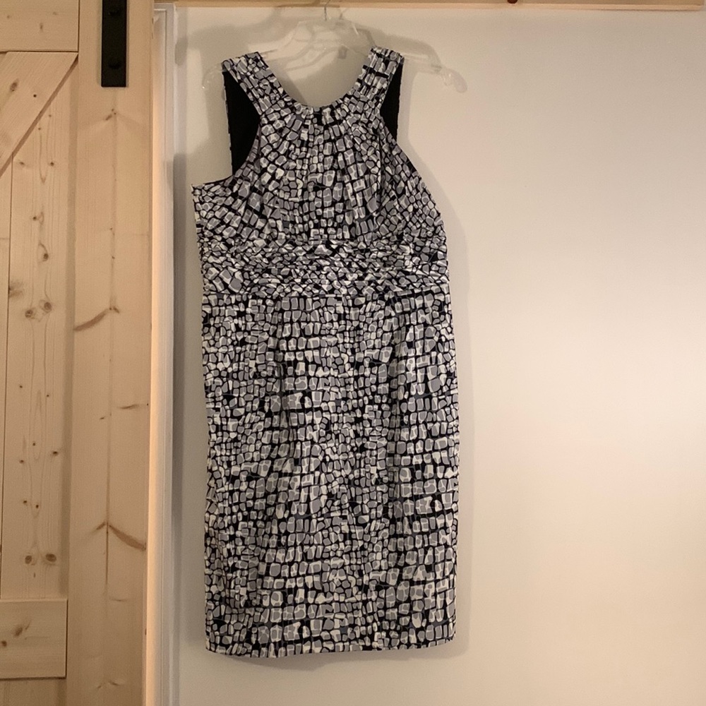 Adrianna Papell High Neck Cocktail Dress